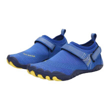 Ediodpoh Women's Lightweight Athletic Sneakers – Comfortable Beach & Indoor Water Sports Shoes, Hook & Loop, Flat Heel, Dark Blue