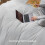 Duvet Cover Set Full Size Silver Grey 3 pcs 2