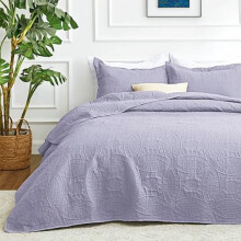 Dekbedset voor tweepersoonsbed (Full/Queen) - 3-delig, lichtgewicht polyester