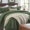 Olive Green King Quilt Bedding Set with 2 Shams 7