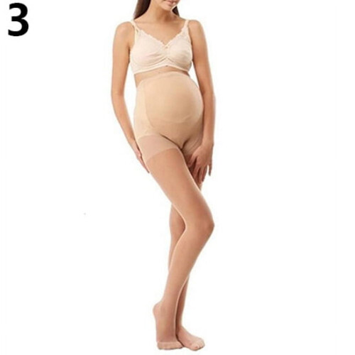 Gravide kvinder Plus Size Silkestrømper Strømpebukser Elastiske Strømpebukser One Size 1
