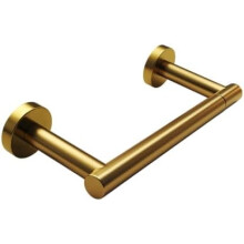 Dark Gold Double Post Toilet Paper Holder Wall Mount