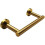 Dark Gold Double Post Toilet Paper Holder Wall Mount 1