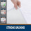 Chenille Bathroom Rug Set White 24x16+24x20 in 5