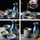 Japanese Sake Set: 1 Ceramic Kettle & 4 Cups 4
