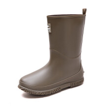 Botas de chuva femininas, botas de cano curto impermeáveis, não casuais, botas de chuva largas para jardinagem, trabalho ao ar livre e uso diário.
