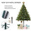 CaiTeLin Christmas Tree Extender, Adjustable Height Pole, with 3 Fixing Screws, for Tree Base and Taller Display 5