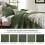 Olive Green King Quilt Bedding Set with 2 Shams 4