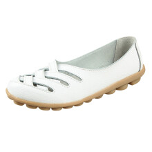 Damen-Keilslipper, bequeme Slipper zum Hineinschlüpfen, flach, rutschfest, niedrige Plateauschuhe, ideal zum Laufen und Autofahren