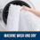 Chenille Bathroom Rug Set White 24x16+24x20 in 4