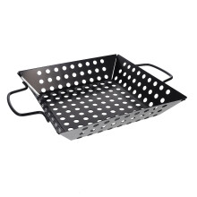 1 pezzo Griglia per barbecue Pratica piastra per barbecue Vassoio quadrato per barbecue Strumento per barbecue all'aperto