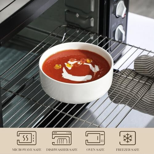 Μπολ δημητριακών 24oz, μπολ σούπας 5,8 ιντσών, κεραμικά μπολ σετ των 4, σετ μπολ 2