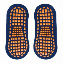 3x Rutschfeste Bodensocken Marineblau (3 Stück)
