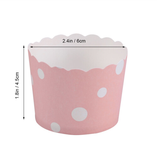 Pink Parchment Cake Cup Liners 50 pcs 1