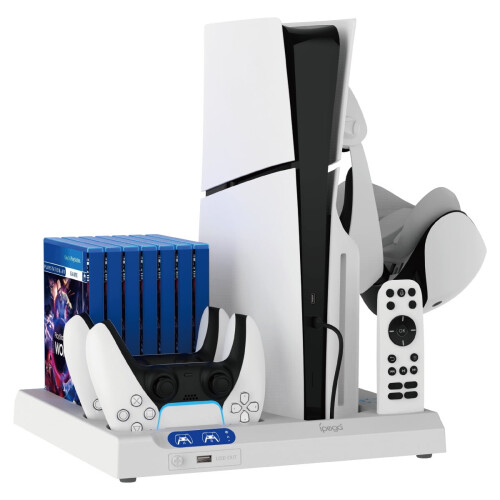 Seasamh fuaraithe PS5Slim le luchtaire dé-rialaitheora
