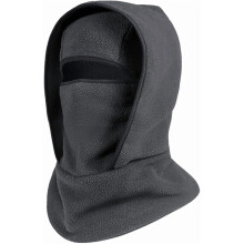 Warme wintermuts voor buiten met geïntegreerde nekband, fietsmasker, winterbalaclava/skimasker, winddicht fleece gezichtsmasker (donkergrijs)