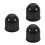 FRCOLOR3PCS Abschleppabdeckung Autokäfig Reise Schwarz 8