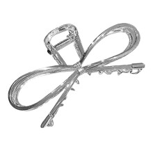 Presilha de cabelo com laço, presilha grande para estilizar, acessório feminino para meninas.