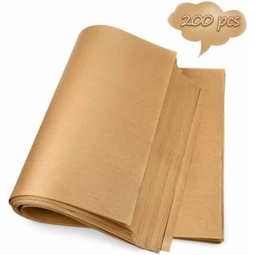 Unbleached Parchment Paper 12 x 16 in 200 pcs