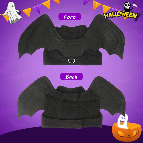 Στολή για κατοικίδια Halloween Φτερά νυχτερίδας Cosplay Στολή σκύλου Στολή γάτας για 2