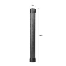 Haste de extensão em fibra de carbono para câmeras – Rosca de 1/4" e 3/8", compatível com Eryue Rusuo