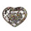 Heart-Shaped Resin Bowl – Transparent with Decorative 2