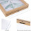 Floating Picture Frame Wood 5x7 with Double Plexiglass 4