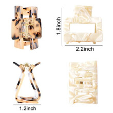 Cintas elásticas para el cabello con diseño de carey, diademas con estampado de leopardo y estilo francés, ideales para mujeres y niñas (paquete