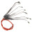 Modell av gatlyktor, svart plast, 10-pack 8