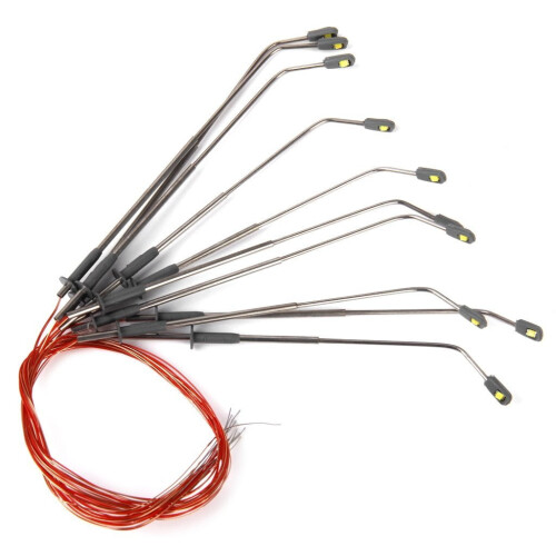 TOYMYTOY10Pack Μοντέλο Φωτιστικών Δρόμων με Μαύρο Πλαστικό για Διακοσμητική Διδασκαλία 1