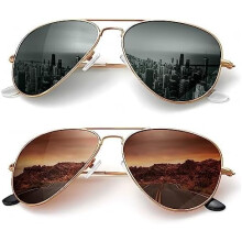 Lunettes de soleil aviateur polarisées avec protection UV