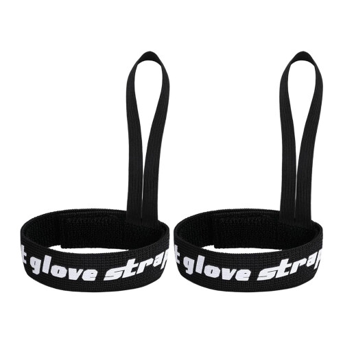 Ski Glove Leash Elastic Wrist Strap 2 Pcs