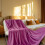 Fleece Blanket Purple 150 x 200 cm 5