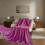 Fleece Blanket Purple 150 x 200 cm 6