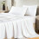 Sort satin sengetøjssæt queen size, 4 dele 1