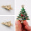 Broche sapin de Noël en strass et émail (1 pièce) 4
