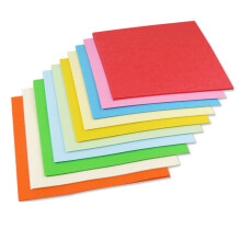 100 Pcs Colored Paper Origami Paper Paper Folding Game DIY Hand Craft Paper Construction Paper Child