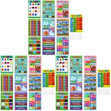 Ensemble de 10 affiches éducatives pour enfants : alphabet, chiffres, couleurs