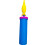 Leichte Handballonpumpe, 2 Stück, blau 1