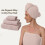 Ensemble de serviettes de bain en coton turc doux et absorbant, 3 pièces 6