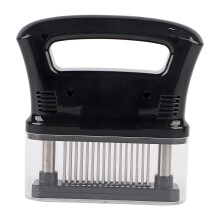 Stainless Steel Meat Tenderizer with 48 Blades, Ergonomic Handle for Beef Chicken Pork Steak