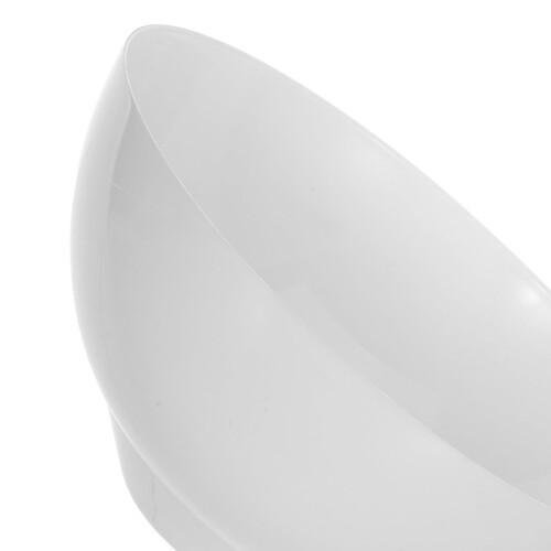 Cúpula de plástico branco para luminária de teto com encaixe E27. 2