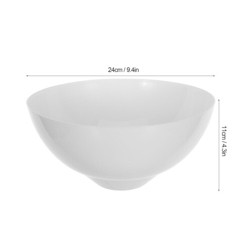 Cúpula de plástico branco para luminária de teto com encaixe E27. 1