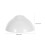 Cúpula de plástico branco para luminária de teto com encaixe E27. 6