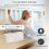 Wooden Digital Alarm Clock with Large Numbers, Dimmable 3
