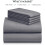 Microfiber Queen Sheet Set Deep Pocket 4-Piece 2