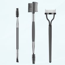 Eyebrow Brush Eyelash Separator Brow Comb & Lash Spoolie Professional Eye Makeup Tools (3 Pieces Set)