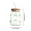 Glasmilchbecher mit Deckel und Schleifenmuster, 350 ml 3