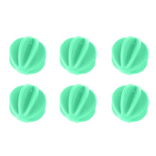 Pack Of 6 Colorful Plastic Whisks Balls For Efficient-Green