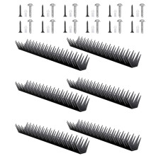 AntiClimb Security Wall Spikes 6pcs Rust Resistant Metal Fence